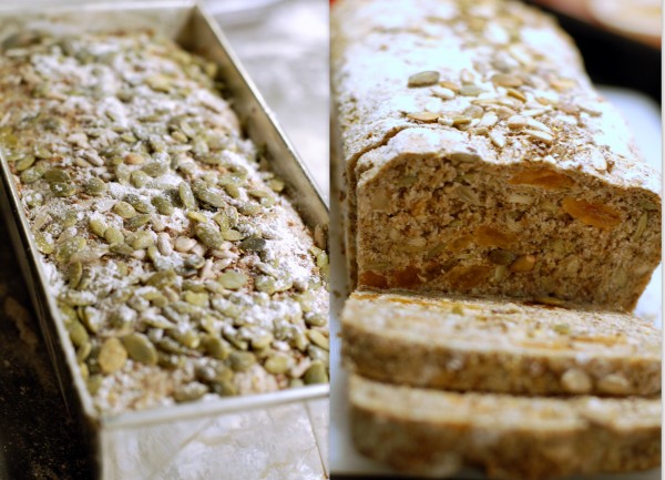 Pumpafröbröd med gula russin