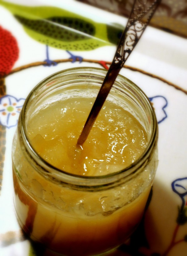 Äppelmos med vaniljsmak