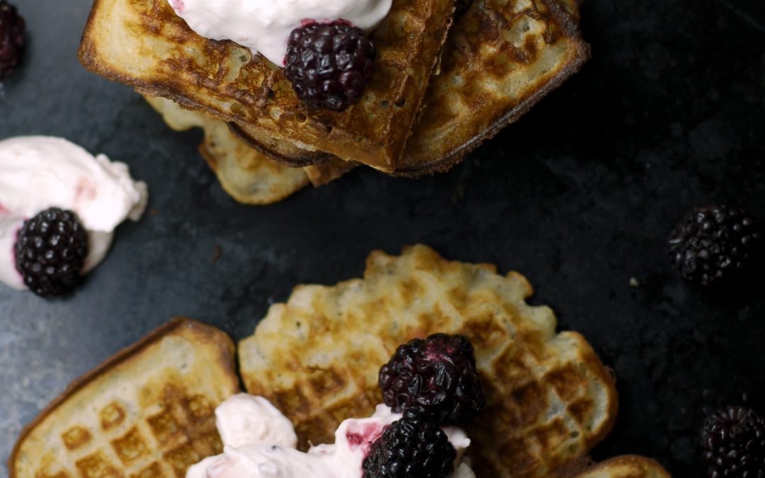 Frasiga våfflor med vichyvatten