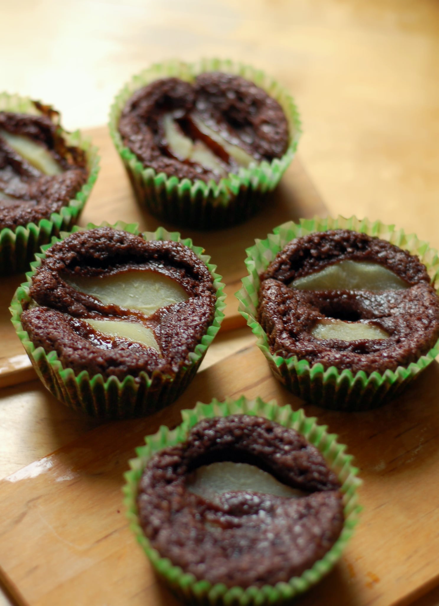 Franska päronmuffins