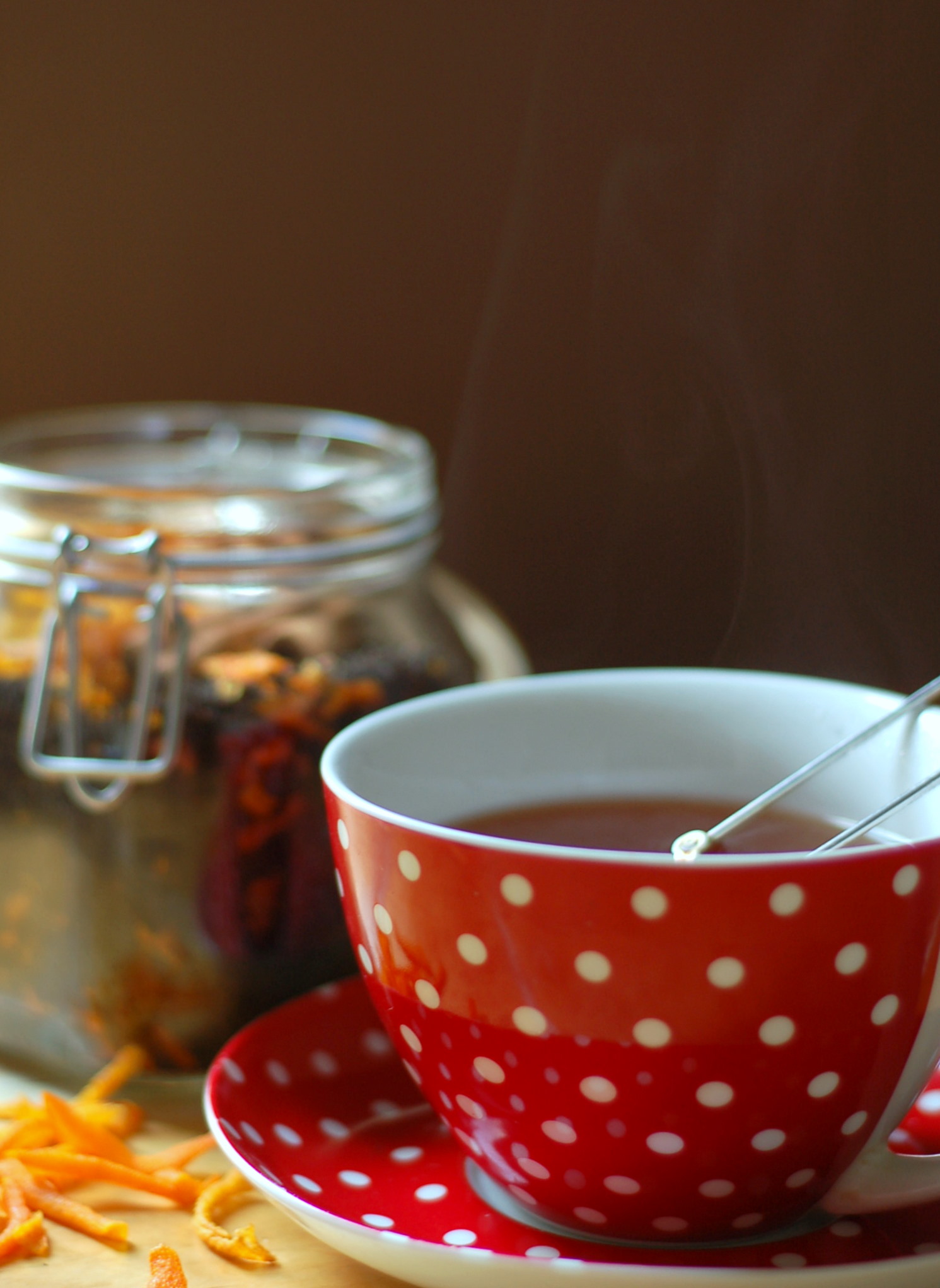 Höstte med citrus och kanel