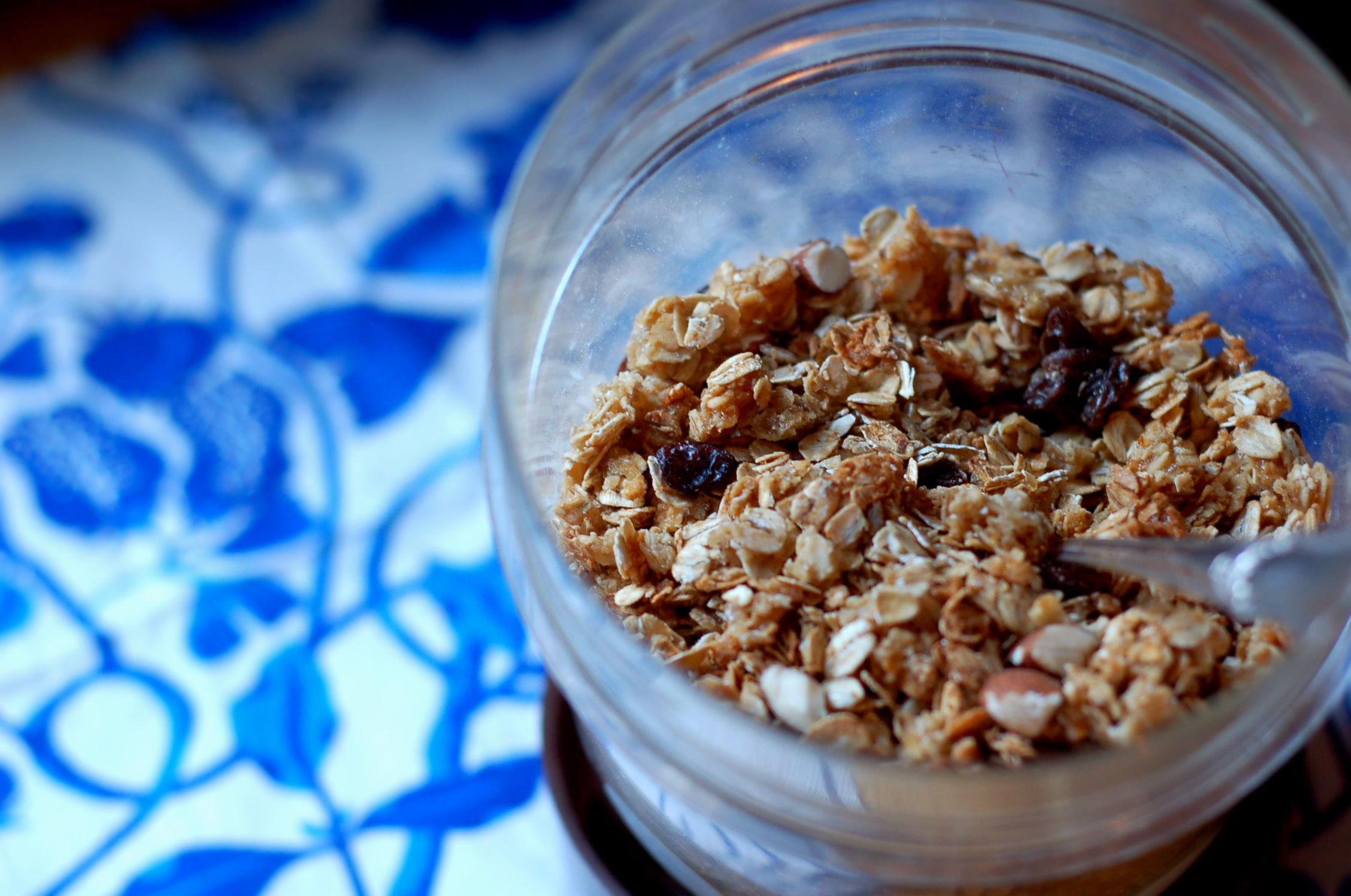 Frukt- och mandelmüsli