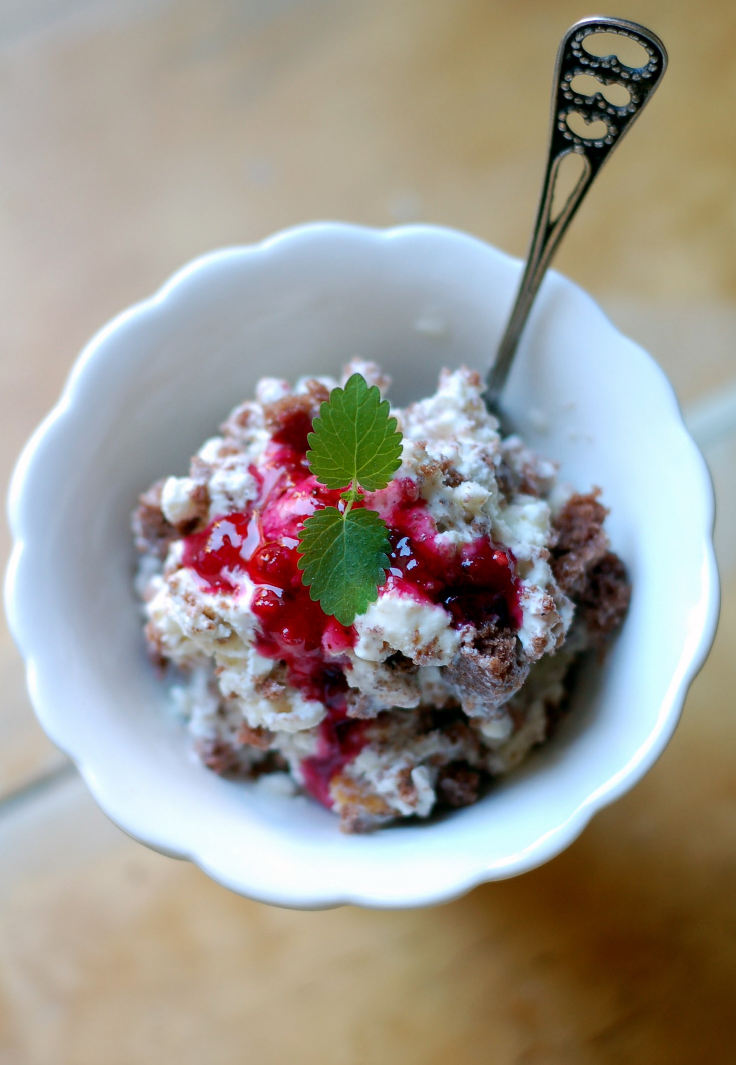 Semifreddo på söta rester