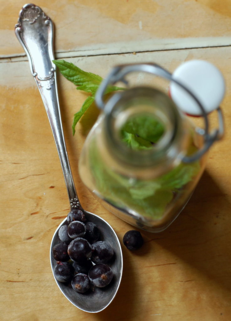 svart vinbärsvinäger