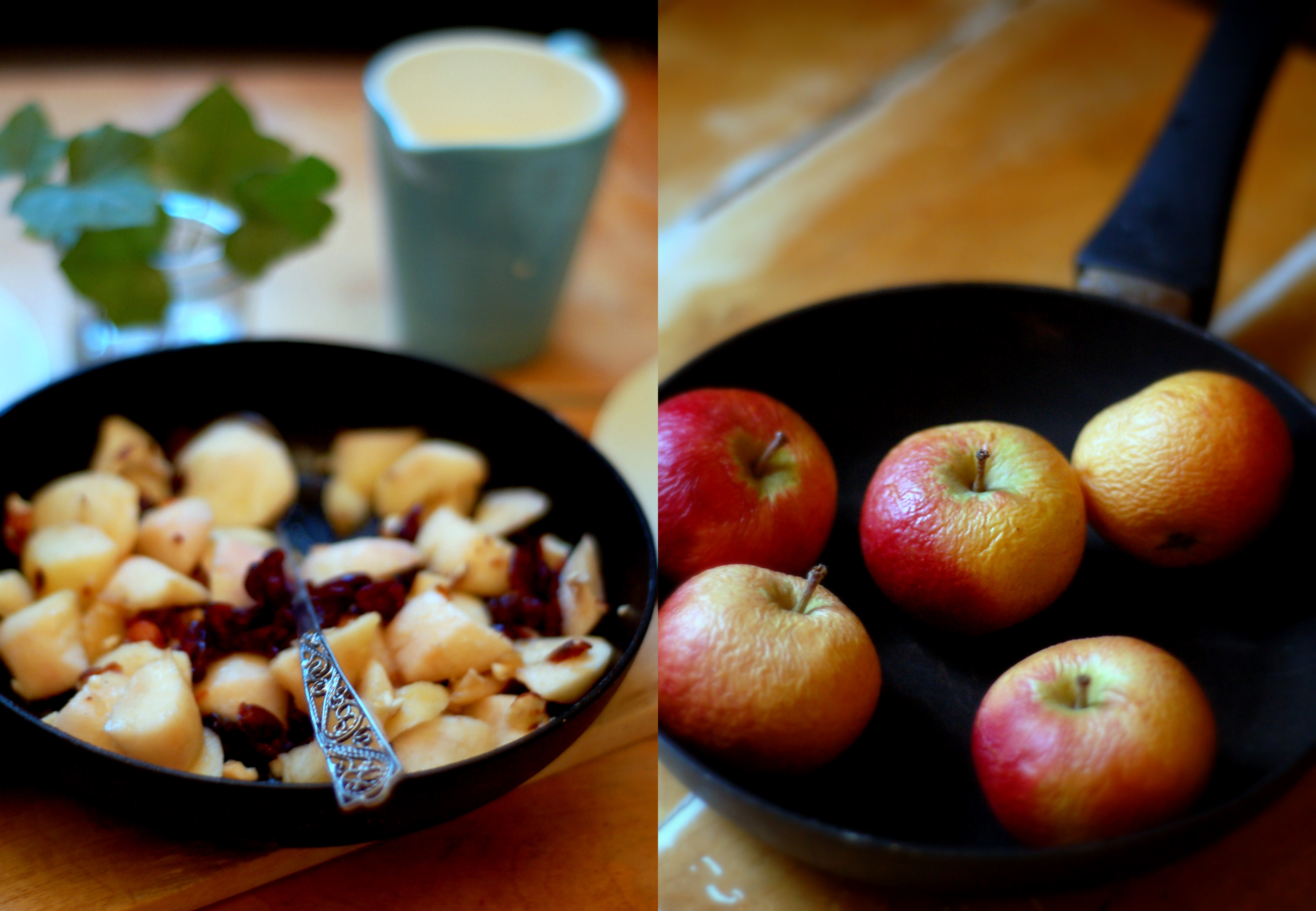 Honungsstekta äpplen