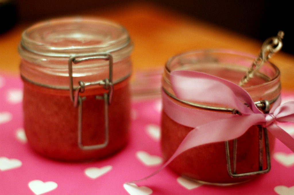 Raspberry curd 