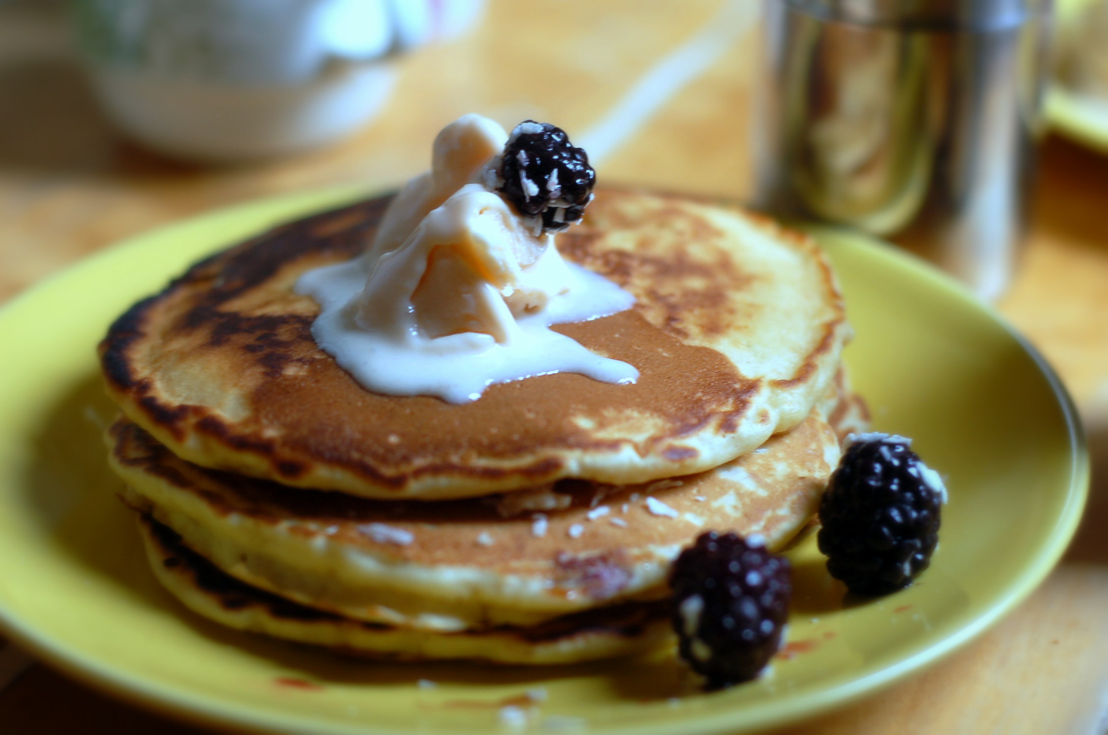 Amerikanska kokospannkakor