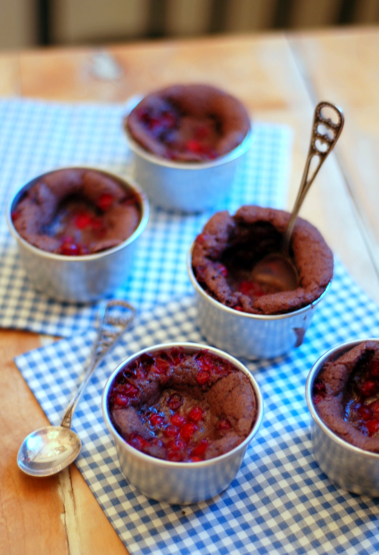 Lingon- och chokladmuffins