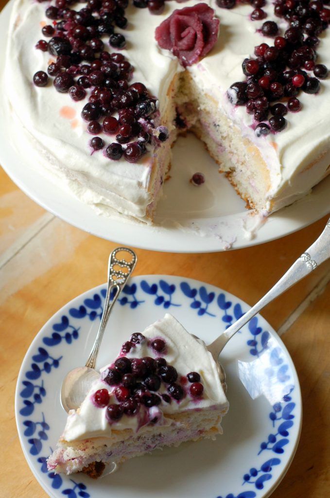 Blåbärstårta recept