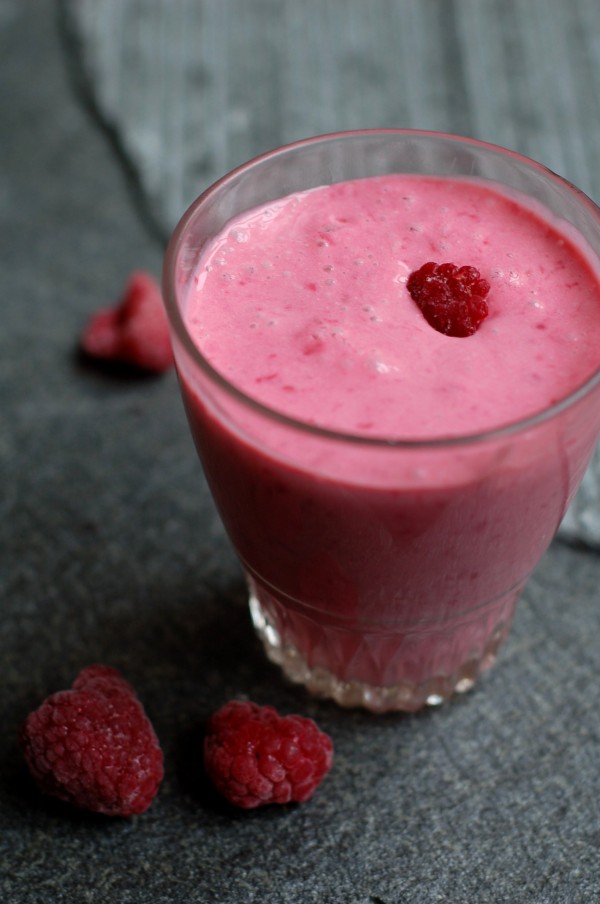 Hallonsmoothie