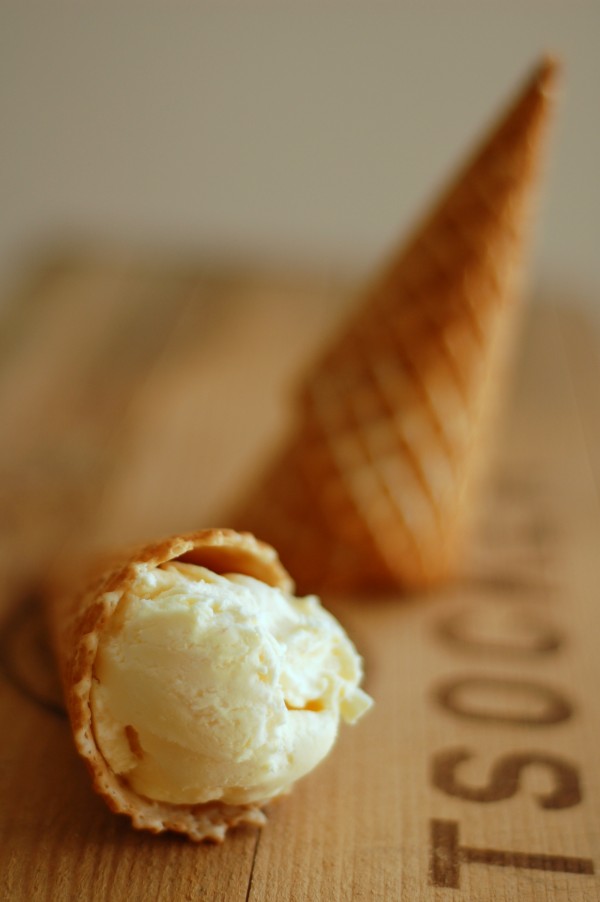 Lemon curd ice cream