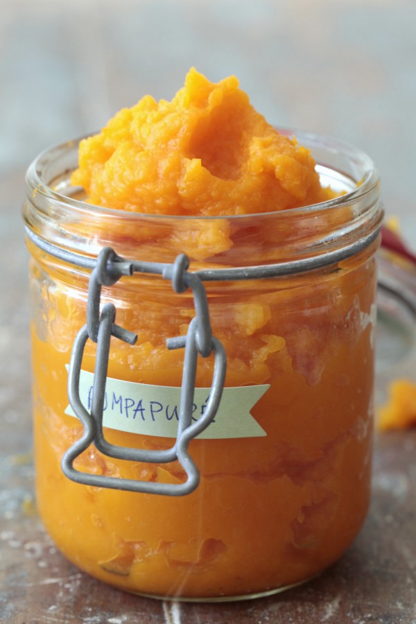 Gör egen pumpapuré