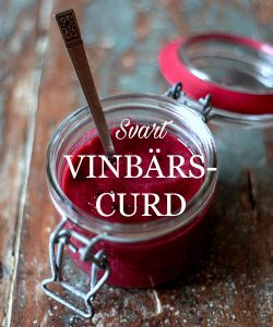 svart vinbärscurd